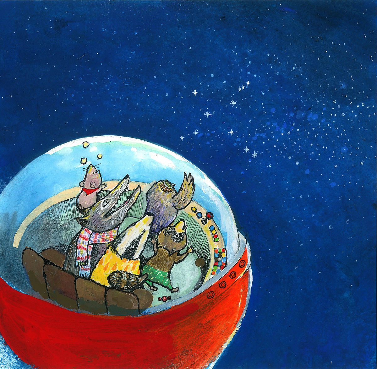 動物たちの月旅行』たしろちさと 作 #読み聞かせ | とものま 子どもと